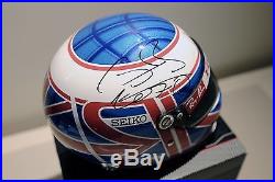 Jenson Button Signed Honda F1 Racing Team 1/2 Scale Helmet