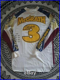 Jeremy McGrath signed Fox motocross supercross jersey vintage Honda