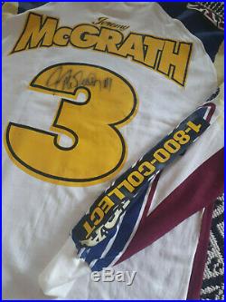 Jeremy McGrath signed Fox motocross supercross jersey vintage Honda