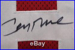 Jerry Rice Signed Half & Half San Francisco 49ers & Oakland Raiders Jersey PSA