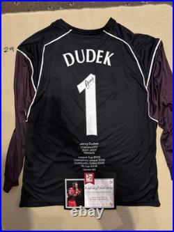 Jerzy Dudek Signed 2005 Champions League Jersey