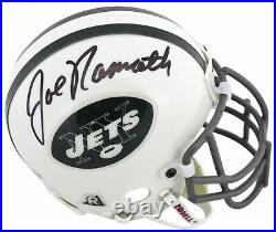 Jets Joe Namath Authentic Signed Vintage Authentic Mini Helmet BAS
