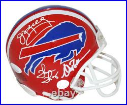 Jim Kelly Thomas & Reed Autographed/Signed Buffalo Bills Mini Helmet JSA 28291
