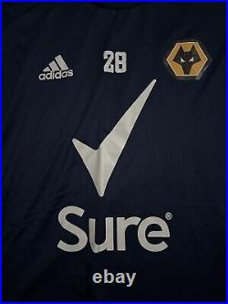 Joao Moutinho Wolves FC Worn Training Top 2020/1 Season With COA