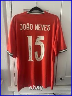 Joao Neves Portugal Signed Shirt With Beckett Authenticated COA