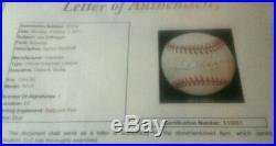 Joe DiMaggio signed baseball jsa