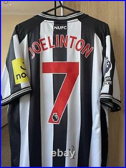 Joelinton Signed Newcastle United Shirt Comes With COA