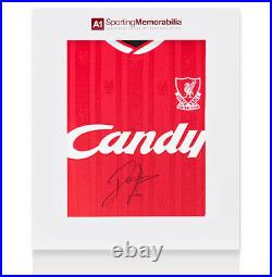 Autographed Memorabilia 1989-91 Candy John Barnes Signed Liverpool Soccer Jersey 