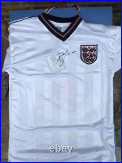 John Barnes signed England 1986 World Cup Jersey