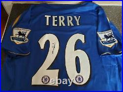 John Terry Signed Chelsea 2005/06 Centenary 100 years Shirt PRIVATE SIGNING
