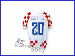 Josko Gvardiol Signed Croatia 23/24 Football Shirt COA