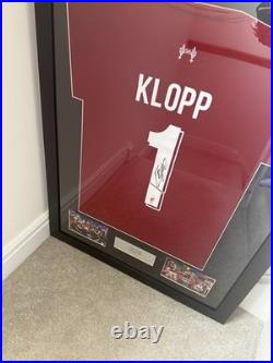 Jurgen Klopp Liverpool Framed Shirt & Signature No COA