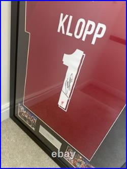 Jurgen Klopp Liverpool Framed Shirt & Signature No COA
