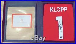 Jurgen Klopp Signed & Boxed Shirt Liverpool FC Genuine Certificate Of Authencity