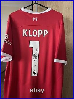 Jurgen Klopp Signed Liverpool Shirt Comes With COA