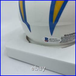 Justin Herbert Signed Los Angeles Chargers Speed Mini-Helmet