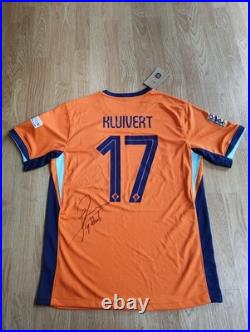 Justin Kluivert Signed Netherlands Shirt With Exact Photo Proof