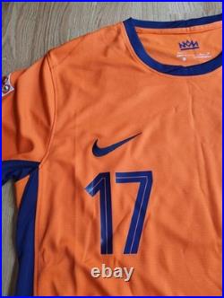 Justin Kluivert Signed Netherlands Shirt With Exact Photo Proof