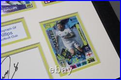 KALVIN PHILLIPS Leeds Utd Framed SIGNED Autograph Card Memorabilia Display COA
