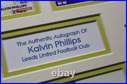 KALVIN PHILLIPS Leeds Utd Framed SIGNED Autograph Card Memorabilia Display COA