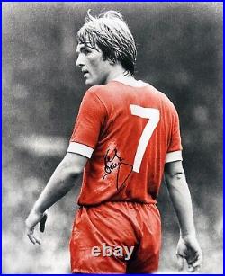 KENNY DALGLISH KOP LEGEND SIGNED LIVERPOOL 16x20 PHOTO COMES WITH PROOF & COA