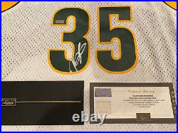 KEVIN DURANT Signed Autographed HWC SUPERSONICS Jersey PANINI COA Warriors Nets