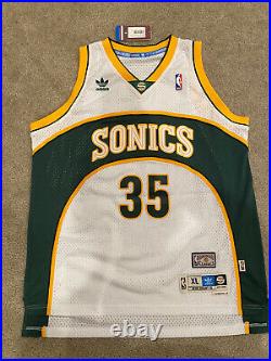 KEVIN DURANT Signed Autographed HWC SUPERSONICS Jersey PANINI COA Warriors Nets