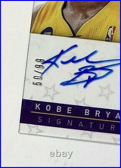 KOBE BRYANT 2013-14 Pinnacle ESSENCE OF THE GAME #50/99 Hand-Signed AUTO RIP