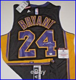 KOBE BRYANT Signed Lakers Swingman Jersey withCOA + Matching Hologram Autograph