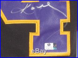 KOBE BRYANT Signed Lakers Swingman Jersey withCOA + Matching Hologram Autograph