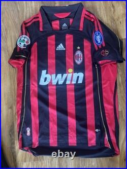 Kaka Signed Ac Milan Home Shirt #22 with Coa included