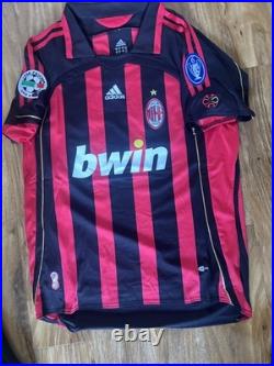 Kaka Signed Ac Milan Home Shirt #22 with Coa included