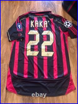 Kaka Signed Ac Milan Home Shirt With COA Included