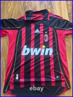 Kaka Signed Ac Milan Home Shirt With COA Included