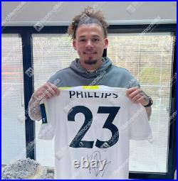 Kalvin Phillips Signed Leeds Shirt 2021-2022, Home, Number 23 Autograph