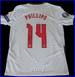 Kalvin Phillips Singed England Shirt with arm patches