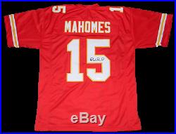 Kansas City Chiefs Patrick Mahomes Autographed Signed #15 Red Jersey Jsa
