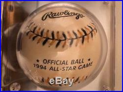 Ken Griffey Jr. Signed 1994 All-Star Game Used Baseball + Framed