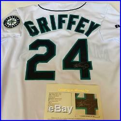 Ken Griffey Jr. Signed Authentic 1990 Seattle Mariners Game Model Jersey JSA COA