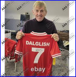 Kenny Dalglish Hand Signed Liverpool 82-83 Shirt in AAA Gift Box
