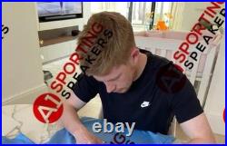 Kevin De Bruyne Manchester City Hand Signed Framed Shirt With COA £325