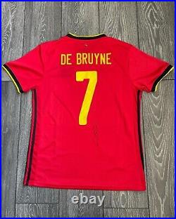 Kevin De Bruyne Signed Belgium Shirt Comes With COA Premier League Man City