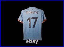 Kevin De Bruyne Signed Manchester City 22/23 Football Shirt COA