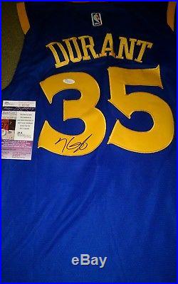 Kevin Durant Signed Autographed Golden State Warriors Jersey Jsa Coa U95162