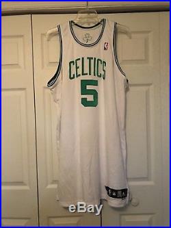Kevin Garnett Signed Game Worn 2009-2010 Boston Celtics Home Jersey