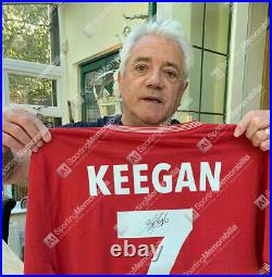 Kevin Keegan Signed Liverpool Shirt Shankly Tee, Number 7 Autograph Jersey