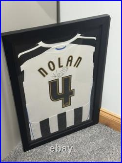 Kevin Nolan Signed Framed Shirt (Newcastle Memorabilia)