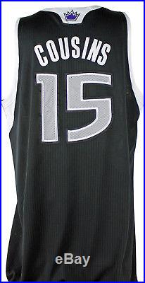 Kings DeMarcus Cousins Authentic Signed Adidas Game Used Jersey PSA #AB81031