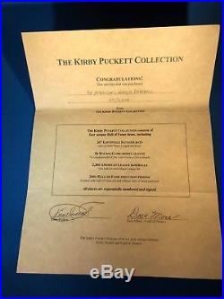Kirby Puckett Autographed Signed ROAL Baseball Minnesota Twins HOF 2001 Insc