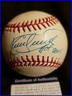 Kirby Puckett Signed Baseball With HOF 2001 Inscription PSA COA Minnesota Twins